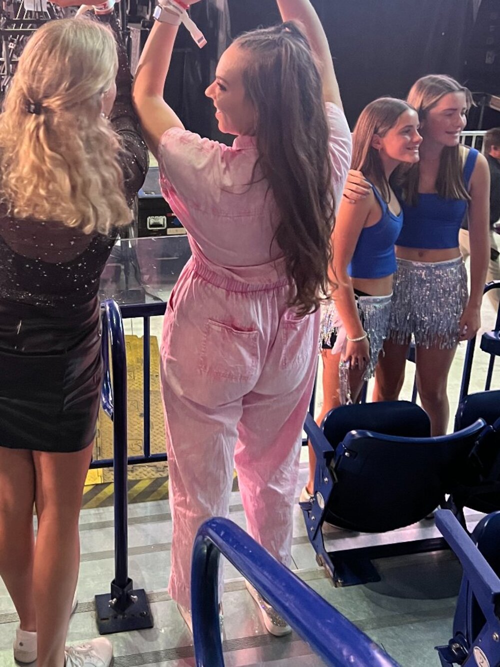 Simply Southern Pink Acid Wash Jumpsuit - Picture 3 of 3